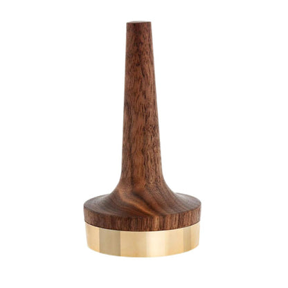 Black Walnut Ring Holder Brass Dimensional Tapered Solid Wood Ring Holder