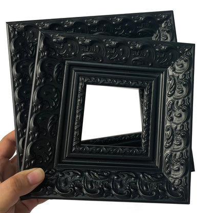 Simple Style Black Printed Picture Frame Modern Style Solid Wood Picture Frame Bedroom Photo Frame Home Decoration Birthday Gift
